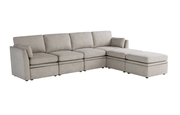 Oloa Modular Living Room Sectional Sofa - 6 Piece U-Shaped Sectional