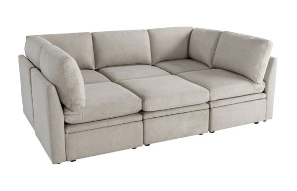 Oloa 3R Modular Sectional Sofa Couch 6 Piece Living Room Sofa