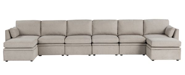 Oloa 3R Modular Sectional Sofa Couch 8 Piece U-Shaped Living Room Sofa Set